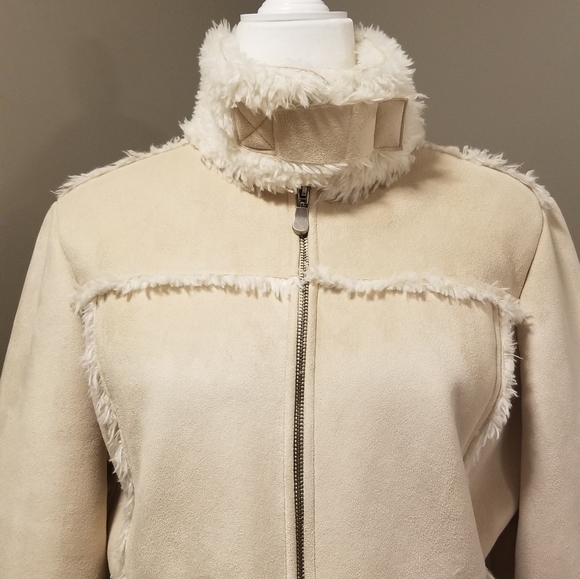 Bebe Shearling Jacket - Picture 3 of 8